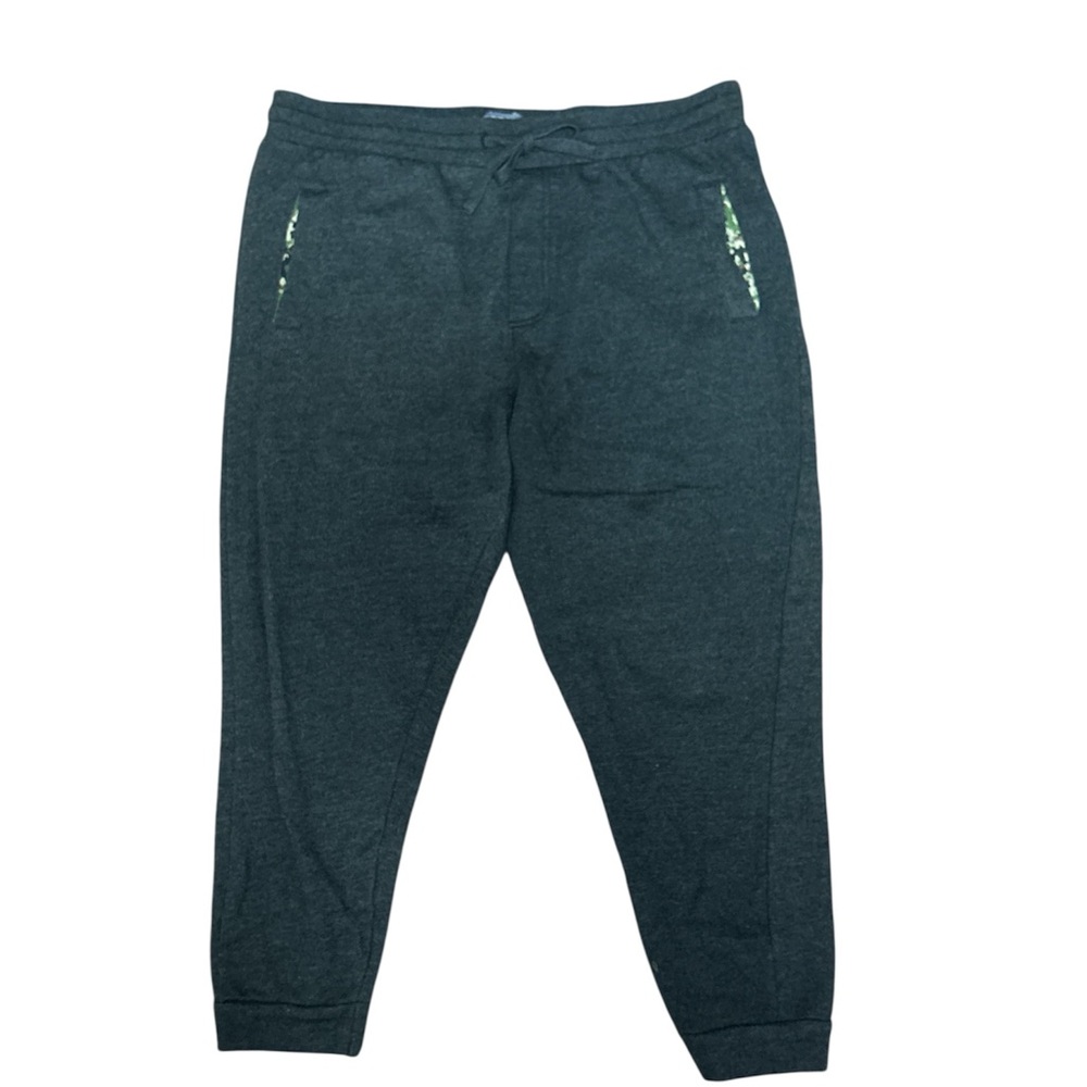BURLEBO Charcoal with camo patter in pockets Jogger Pants Men’s Size: XL